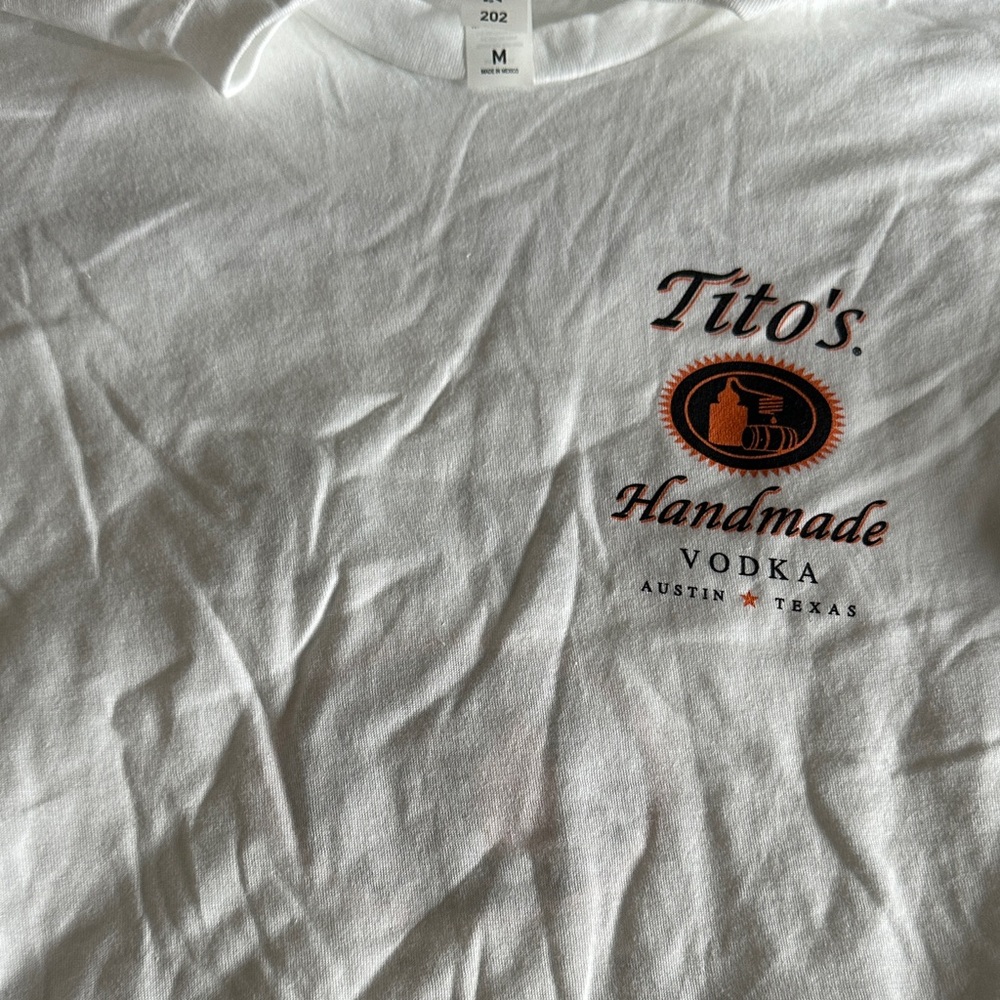 Tito's Handmade Vodka White T-Shirt